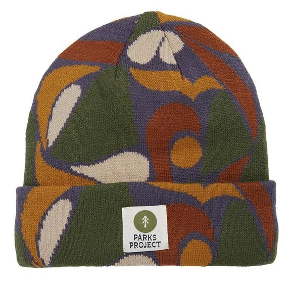 Parks Project Accessories - NWT Parks Project Zion Narrows Multicolor Geometric Intarsia Beanie